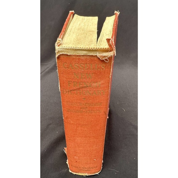 VINTAGE 1951 CASSELL'S NEW FRENCH-ENGLISH ENGLISH-FRENCH Dictionary -BK21 - Picture 2 of 9